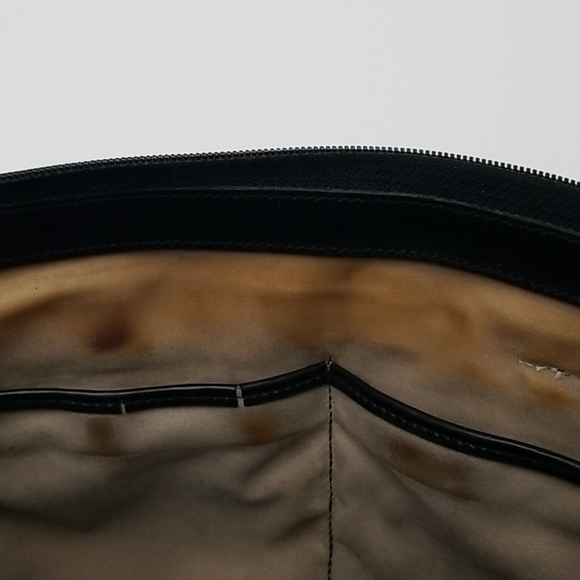 Vintage Brahmin Crocodile Embossed Leather Handbag - Picture 6 of 13